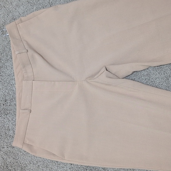 DKNY Beige Tan women's Dress Pants Slacks Straight Leg Ankle Size 12P Petite - Picture 3 of 13